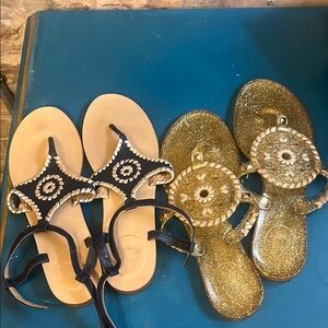 2 pairs of Jack Rogers Sandals Bundle